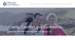 Desktop Screenshot of morethanyourmoney.com